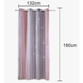 thumbnail image 2 of Cortina Estrellas Blackout 132 cm x 160 cm 1 Unidad Modelo Rosa, 2 of 4