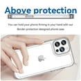 thumbnail image 5 of Dteck iPhone 13 Pro Case Clear, Shockproof Bumper Protective Cell Phone Back Cover Transparent TPU and Rubber 4 Corners Slim Fit Flexible Skin for Apple iPhone 13 Pro 6.1" 2021, Clear, 5 of 9