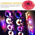 thumbnail image 4 of Soimiss 4Pcs Skate Replacement Wheels Orange LED Flashing Inline Roller Outdoor, 4 of 6