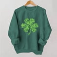 thumbnail image 1 of TaTaai Women Long Sleeve No Hood St Patrick's Day Printed Crew Neck Sweatshirt Ladies Casual Daily Street Wear Soft Warm Non Fading Comfortable Stylish Top Gift, 1 of 6