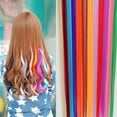 thumbnail image 3 of Skymirror Wig Colorful Heat Resistant Hair Decor Long Extension Hairpiece for Ladies, 3 of 8