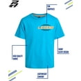 thumbnail image 5 of Pro Athlete Boys Athletic Shirts - Soft Cotton Blend Active Performance Short Sleeve Graphic Tees, 5 of 7