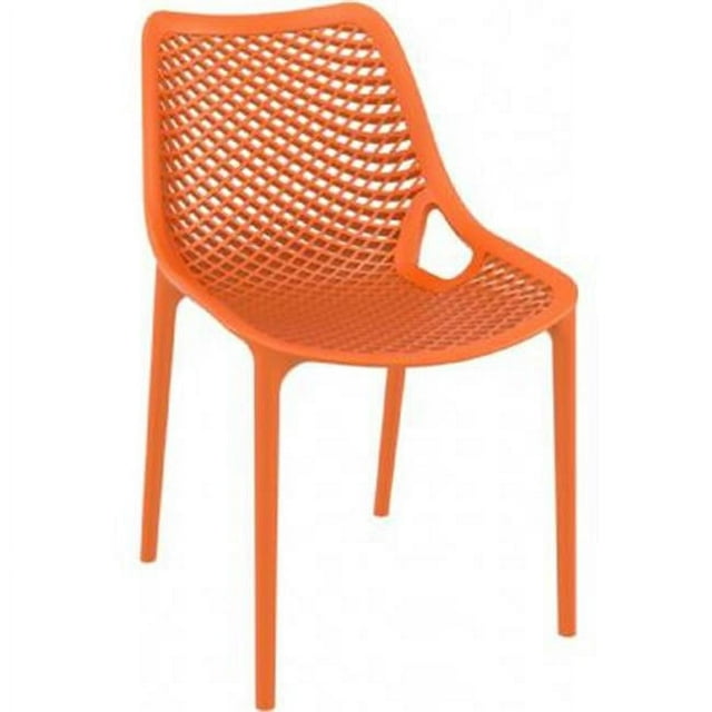Siesta ISP014-ORA Chaise de Salle à Manger Extérieure Air Orange - Ensemble de 2