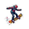 thumbnail image 3 of Dynamic Snowboarding Stickers, Waterproof Snowboarding Sticker for Water Bottle Laptop Phone Cases Planner Skateboard Luggage Helmet Party Favor Decor, Ideal for Adults Teens Teacher Rewards, 3 of 9