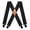 Black, variant on Qcwqmyl Black Suspenders for Men Heavy Duty Big and Tall,2" Wide with Strong 4 Clips Suspenders Ski Work