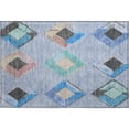 thumbnail image 2 of Addison Rugs Mayfield Premium Machine Washable Transitional Geometric Denim Rectangle Rug, 1'8" x 2'6", 2 of 6