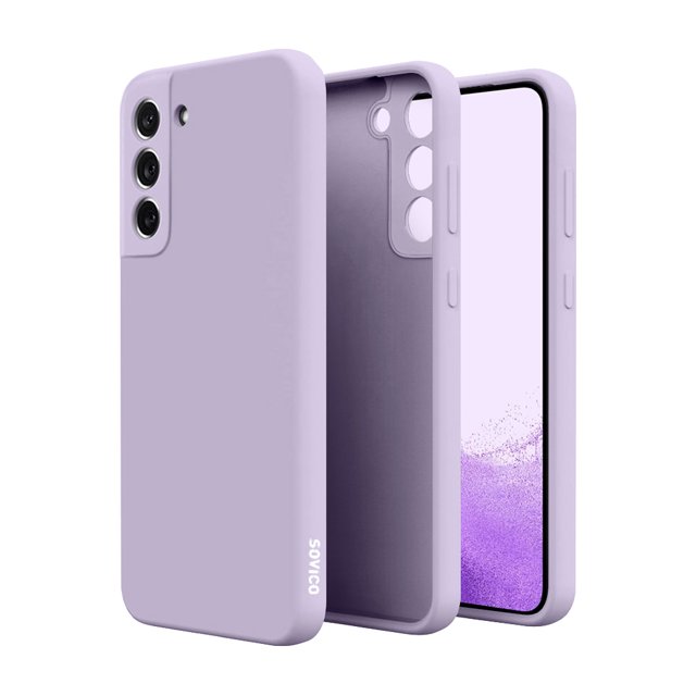 Funda de Protección para Samsung Galaxy S22 - Sovico - Silicón con Forro de Microfibra