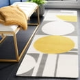 thumbnail image 2 of SAFAVIEH Rodeo Drive Darien Abstract Runner Rug, Gray/Gold, 2'3" x 8', 2 of 8