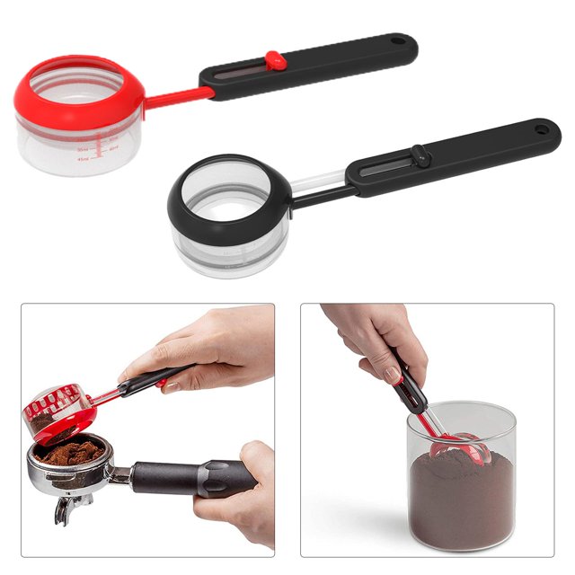 2 Cucharas Medidoras de Plástico Ajustables con para Herramientas de Medición. shamjiam Cuchara medidora