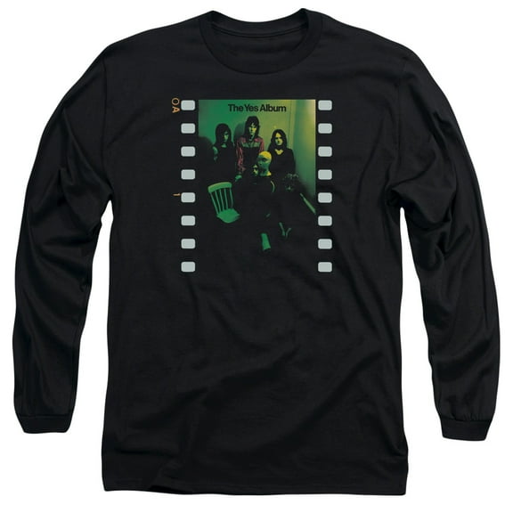 Yes Album Long Sleeve T-Shirt Adult 18/1 Black