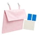 thumbnail image 1 of Bolsa de hielo refrescante para jaula de mascotas, reutilizable, aislante, lavable y portátil. Rosa con 2 cajas, 1 of 9