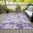 thumbnail image 6 of Addison Rugs Chantille Indoor/Outdoor Transitional Lattice Lavender Washable Rectangle Rug, 9' x 12', 6 of 6