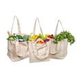 thumbnail image 2 of Canvas Grocery Tote Bags, 2 of 10