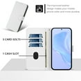 thumbnail image 6 of for Google Pixel 6 Case Wallet with Card Holder,PU Leather Anti-fall Thin Fit Phone case for Women Men,Kickstand,flip Shockproof Cover with Credit Card Slots and Wrist Strap,White, 6 of 11