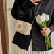 thumbnail image 3 of LHSHID Women Small Daisy Bag Straw Handbags Handwoven Floral Lace Tote Bags Summer Beach Ladies Shoulder Crossbody Bag Purse Female Bag, 3 of 6