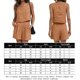 thumbnail image 2 of Tops Cortos Pantalones cortos, tops cortos, pantalones cortos casuales de lino, conjuntos a juego, jersey de mujer (naranja S) Cgtredaw para Mujer Naranja T L, 2 of 6
