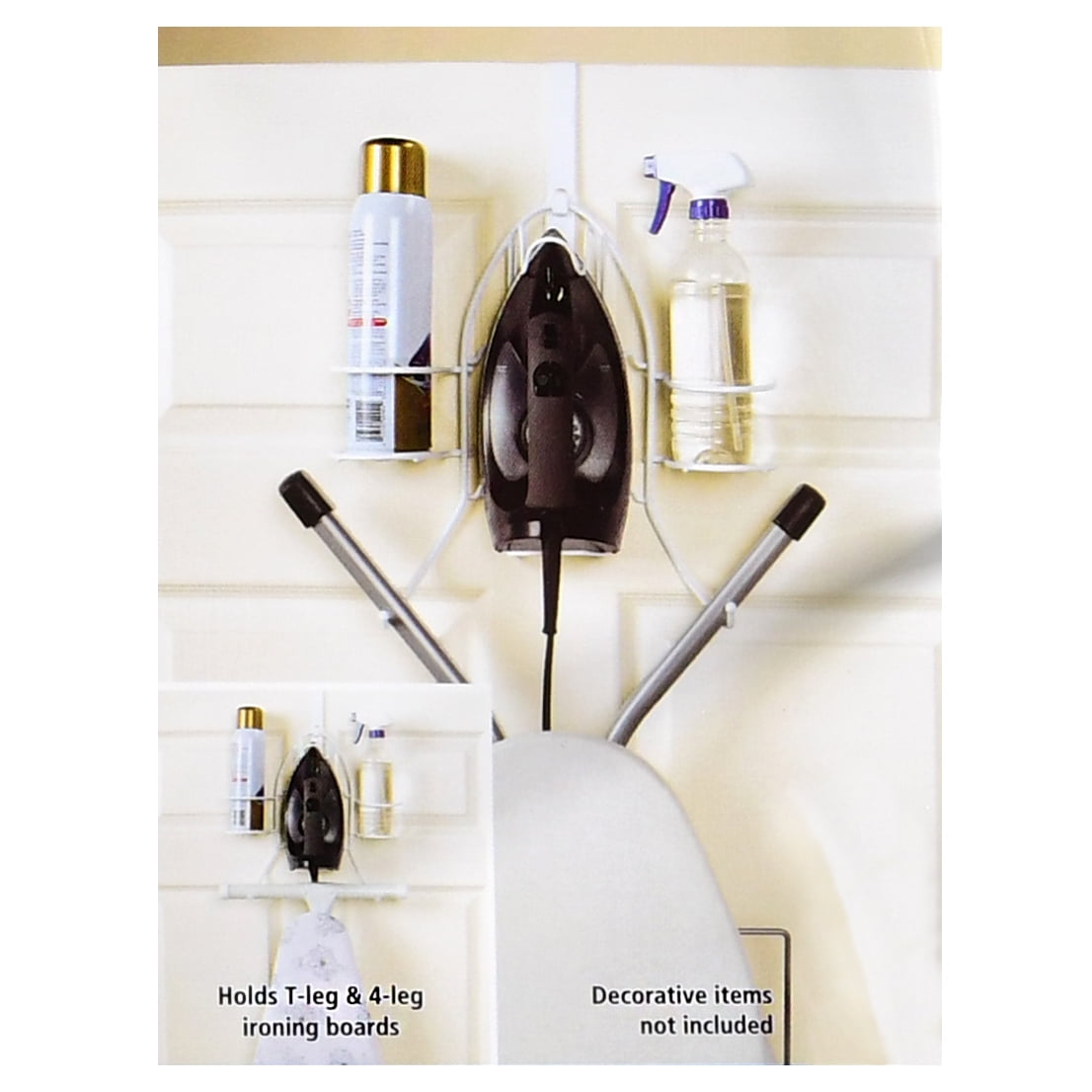 Mainstays Over The Door Iron And Ironing Board Organizer