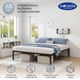 thumbnail image 2 of Magma Life Base de Cama Queen Size de Metal Resistente, Plataforma con Espacio de Almacenamiento, Fácil Armado, Soporte Antideslizante para Colchón, Diseño Moderno y Duradero, Gran Estabilidad, 2 of 5