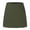 *Green, variant on ClodeEU Womens Double Slit Zipper Skirt Pants with Lining ,Suit Short Pencil Skirt Skort Navy,Womens Plus L
