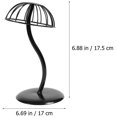 thumbnail image 4 of Chapeau Stand Chapeau Présentoir Chapeau de Fer Affichage de Chapeau de Table Perruque Stand Stand Présentoir pour Magasin Maison Chapeau Chapeau Perruque Tenir des Rangements, 4 of 8