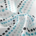 thumbnail image 6 of Mainstays 14-Piece Blue Dot Shower Curtain Set – 72" x 72" Fabric Curtain, PEVA Liner & Rust-Resistant Hooks, Easy-Clean Bathroom Upgrade, 6 of 12