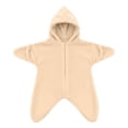thumbnail image 5 of GiLiling Baby Starfish Onesie Halloween Zipper Hooded Star Suit Newborn Outfit Cute Dress-Up Outfit for Christmas Festival and Baby Party Dressing‑up (Beige, 6-9 Months), 5 of 5