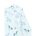 thumbnail image 2 of Garanimals Baby Girl Lap Shoulder Print Bodysuit with Long Sleeves, Sizes 0-24 Months, 2 of 3