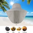 thumbnail image 2 of Sombrero anti-UV Sombrero para el sol transpirable Gorras portátiles de alpinismo para trabajos de césped en el jardín Hugtrwg Para estrenar, 2 of 8