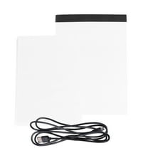 AURARMLET 1 Set Glow Drawing Board for Kids Slim Backlit Tracing Pad White Acrylic for Home Use