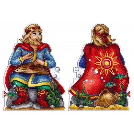UPC: 4627167303247 | Cross Stitch Kit Sadko in the Underwater Kingdom SR-573 Needlework Red