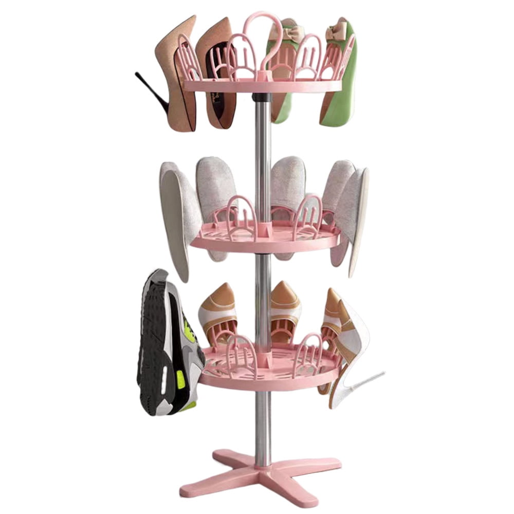 Shoe Rack Revolving Space Saving Multifunctional Shoes Drying Rack for