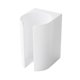 thumbnail image 2 of Estante de pared de plástico blanco para maquinillas de afeitar | Estante adhesivo para baño con ganchos | Organizador multifuncional para afeitadoras y artículos de aseo | Instalación sin taladros, 2 of 6
