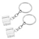 thumbnail image 5 of 2 llaveros creativos de moda con forma de cubo de hielo, anillos para llavero de coche y organizador de llaves, accesorios para llaveros., 5 of 7