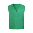 thumbnail image 2 of DIOAZUD Women Men Volunteer Activity Vest Lightweight Button Down Vests Supermarket Uniform Vests Clerk Workwear with Pockets, 2 of 7