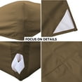 thumbnail image 4 of Lelinta 118"x118" Brown Top Cover Double Tiered Outdoor Canopy, Waterproof, 4 of 8