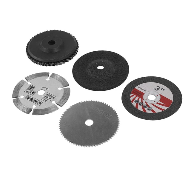Disco de Corte 5 Uds. 75 Mm para Amoladora Angular 10 DiáMetro Interior Hoja Circular Metal Muela Abrasiva Herramienta Almohadillas Lijado