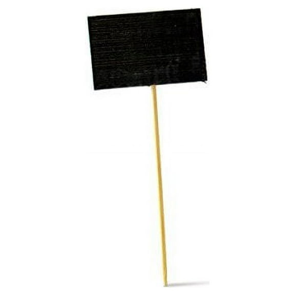 Tikon Bamboo Pick Skewer with Slate End Case of 20, PacknWood - Biodegradable Wood Sticks for Appetizers, Drinks 3.5" x 2" PK209BBTIKON9