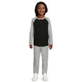 thumbnail image 2 of 365 Kids from Garanimals Boys Long Sleeve Solid Henley, Sizes 4-10, 2 of 5