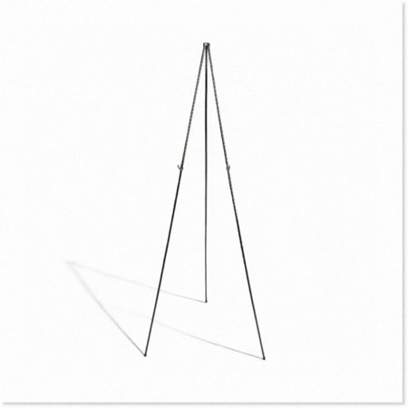 QuickStand 63 - Lightweight Tripod Easel, Sturdy 5 lb. Support, Portable & Foldable, Durable Powder-Coated Steel, Sleek Black Design