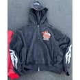 thumbnail image 5 of Sudadera con capucha de algodón lavado de alta calidad para la industria pesada, estilo retro Y2k, con estampado de dados 7 de hip hop, para hombre y mujer, sudadera con cremallera, ropa de calle, 5 of 5