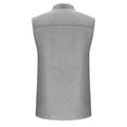 thumbnail image 4 of Mgmyaa Men's Tank Top Turn Down Collar and Henley Neck Summer Sleeveless Workout Muscle Shirts Swim Beach Bodybuilding Tops, 4 of 5