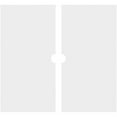 thumbnail image 4 of 34"OD x 3"ID x 11 3/4"C x 1"P Embry Architectural Grade PVC Contemporary Ceiling Medallion, Two Piece, 4 of 11