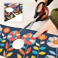thumbnail image 6 of Yayeee Faucet Mat for Kitchen Sink 30" Diatomite Long Splash Guard Pad, Simple Floral, 2 Pack, 6 of 7