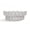 Silver, variant on Diamond Grillz for Men 8-Tooth Micro-Paved Zircon Full Coverage Iced Out Luxury Statement Hip Hop Party Nightclub Performance