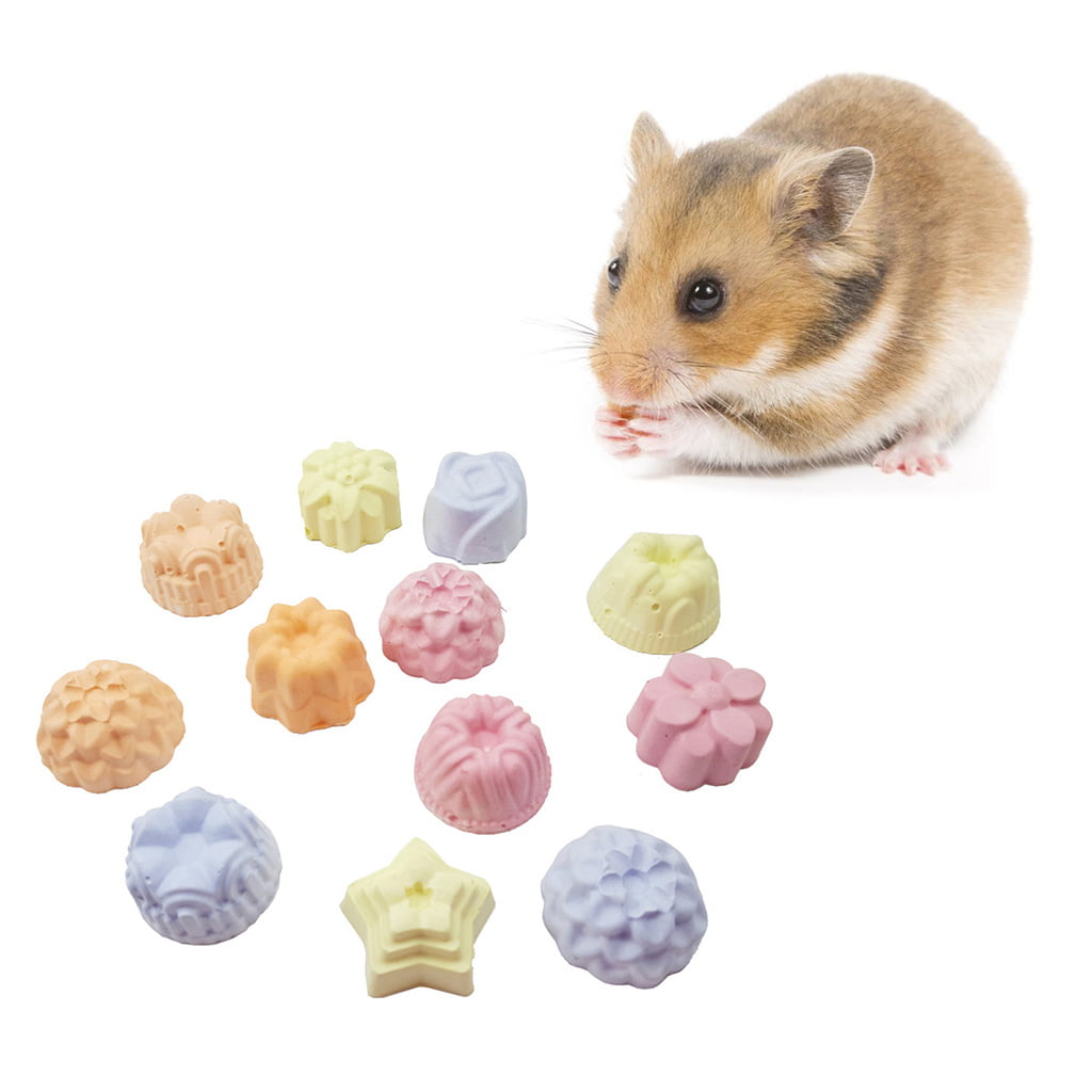Pet Hamster Rabbit Parrot Bird Calcium Teeth Grinding Molar Stone Chew Toys 