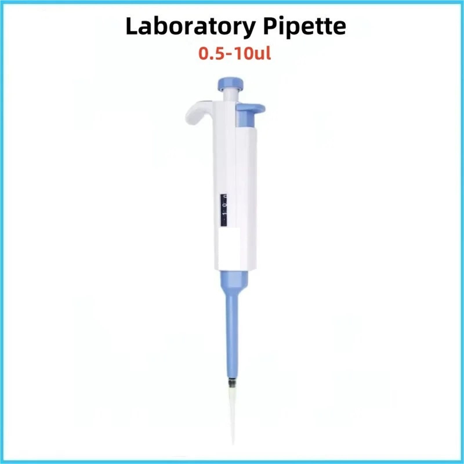0.5-10ul Laboratory Pipette Single Channel Digital Display Adjustable Plastic Pipette Laboratory Equipment , High-Accurate