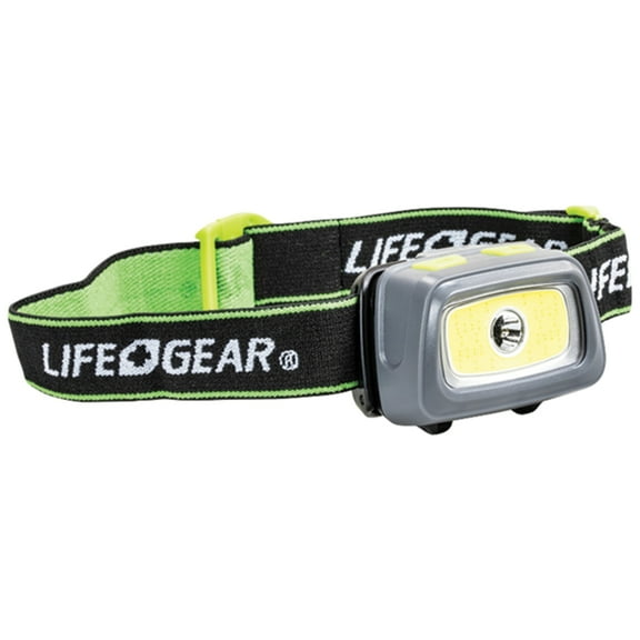 Life Gear 500 Lumens Spot & Flood COB Headlamp, 41-3912