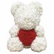 thumbnail image 3 of Rosa de oso artificial de 25 cm/40 cm para San Valentín, decoración navideña para novia, madre, regalo de rosa, 3 of 5