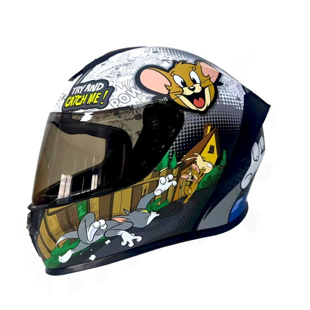 Casco Para Moto Tom & Jerry Integral EDGE Certificado S