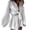 A1-White, variant on Two Piece Sets for Women Long Sleeve Button Down Lapel Shorts Vacation Outfits,White,3XL